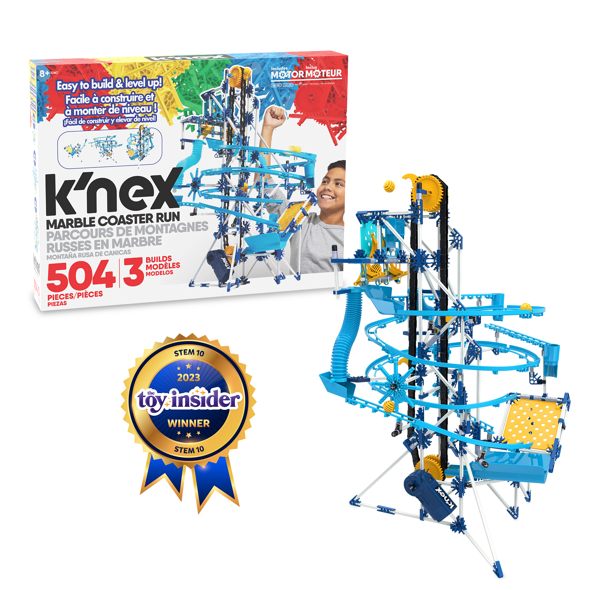 12467 KNEX hero MarbleCoasterRun