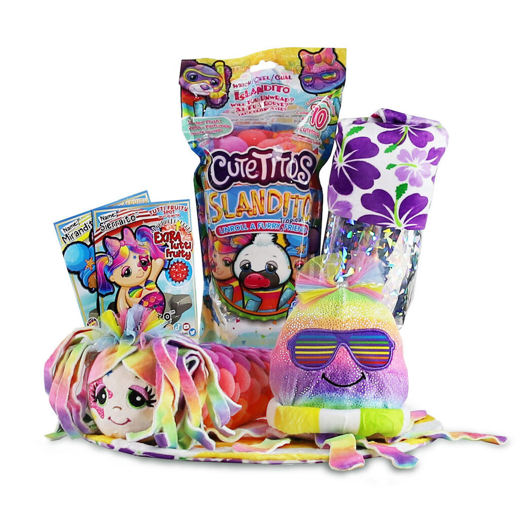 Cutetitos Islanditos group plush with packaging