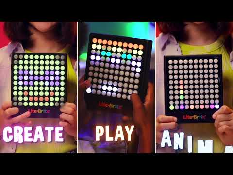 Create, Play, Animate with Lite-Brite! | 15s