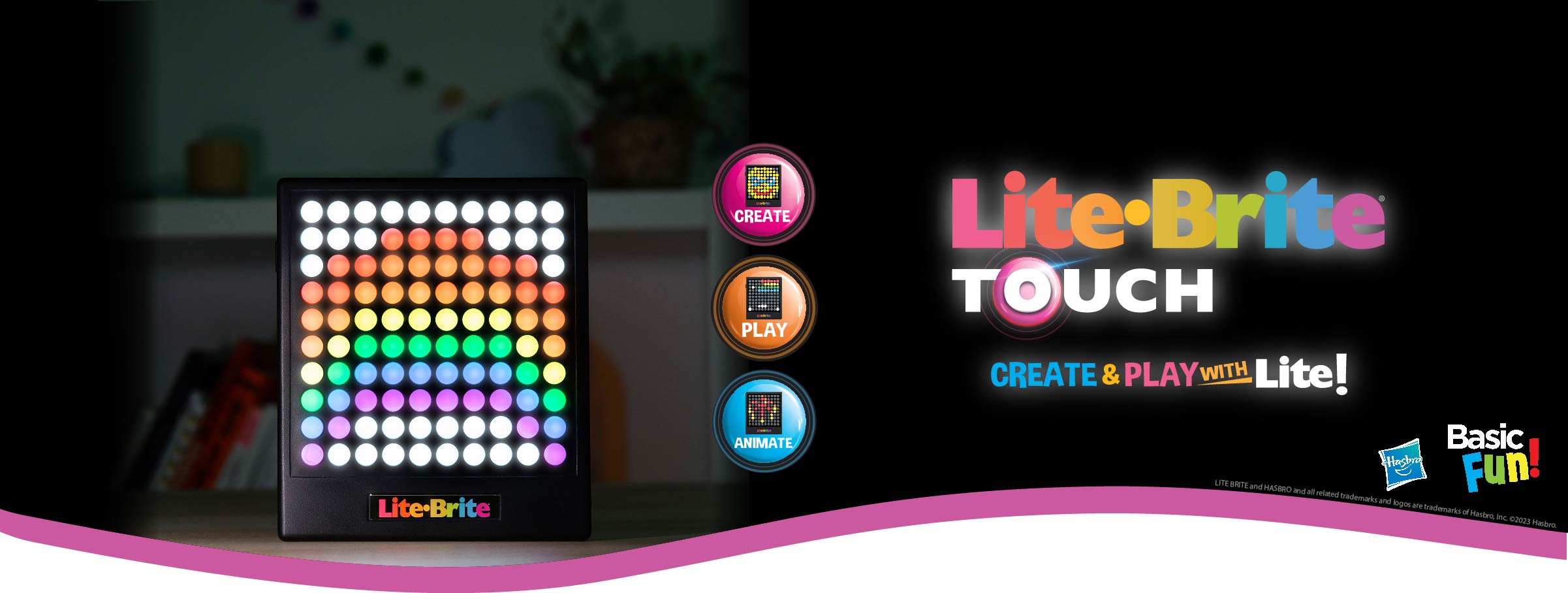 Lite Brite Touch banner